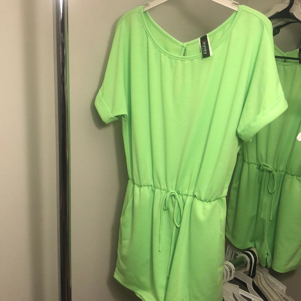 “Hd Basic” Lime Green Romper